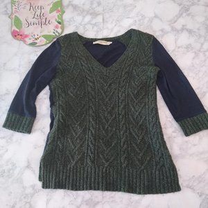 Anthropologie Piero and the letter press sweater